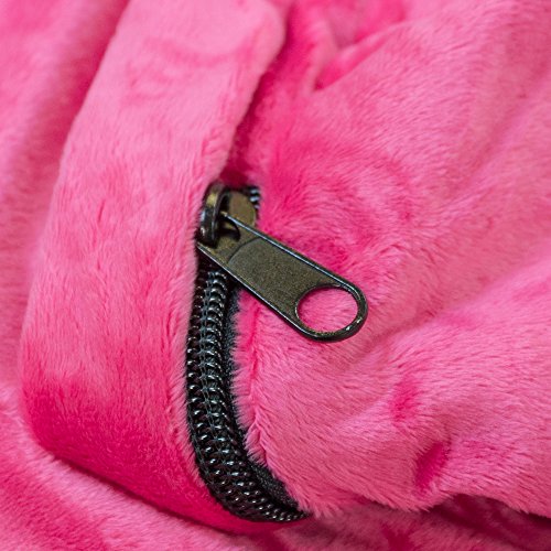 Ultimate Sack Lounger Bean Bag Chair: Giant Foam-Filled Furniture - Machine Washable Covers, Double Stitched Seams, Durable Inner Liner, And 100% Virgin Foam. Corner Chair. (Pink, Fur) #TOP3