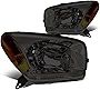 DNA Motoring HL-OH-101-SM-AM Smoke Lens Amber Headlights Replacement For 01-03 Rav4