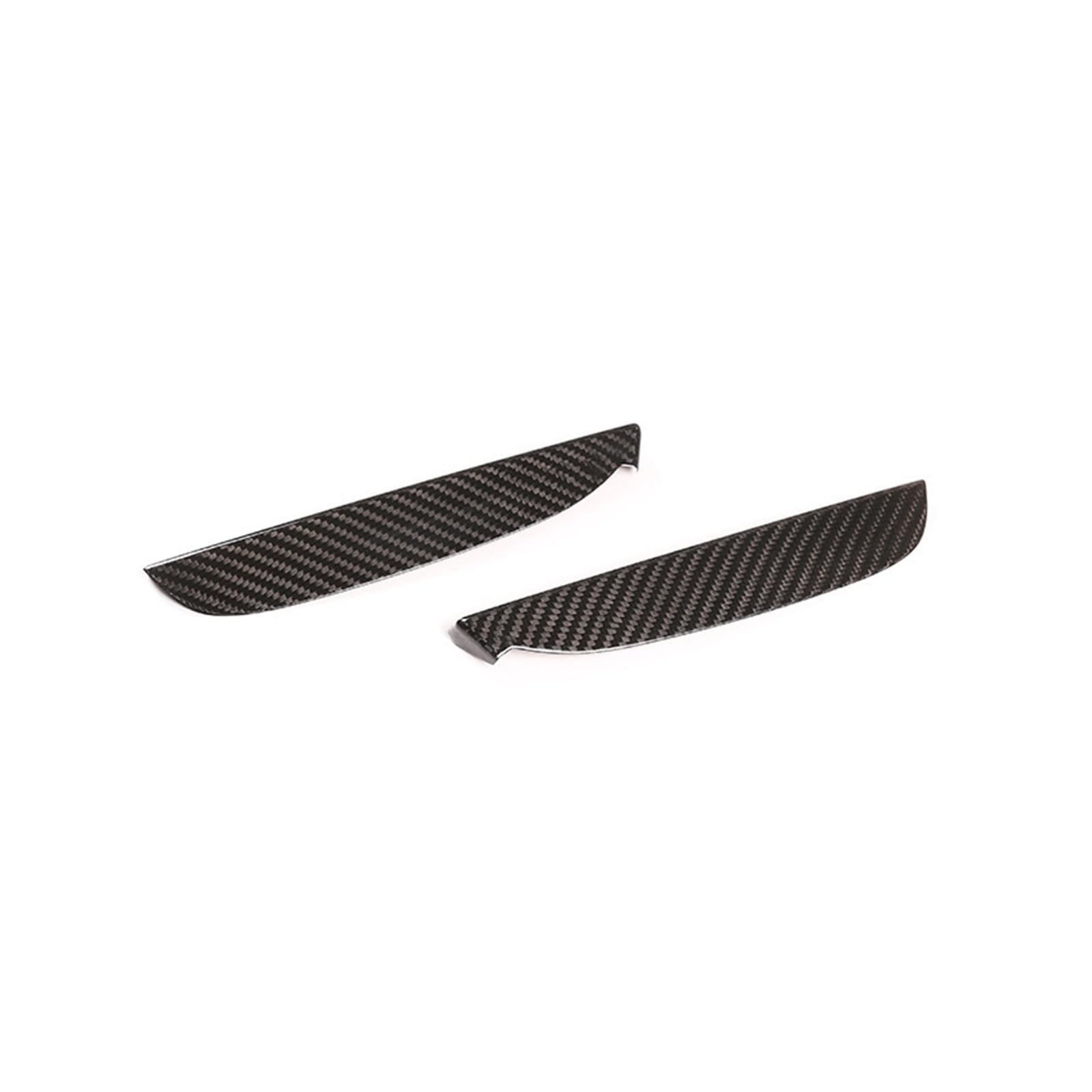 QBKGMEWCA Car Window and Door C-Pillar Trim Compatible for Maserati Ghibli Genuine Red Carbon Fiber Interior Decoration Modification Sticker(【Red】)