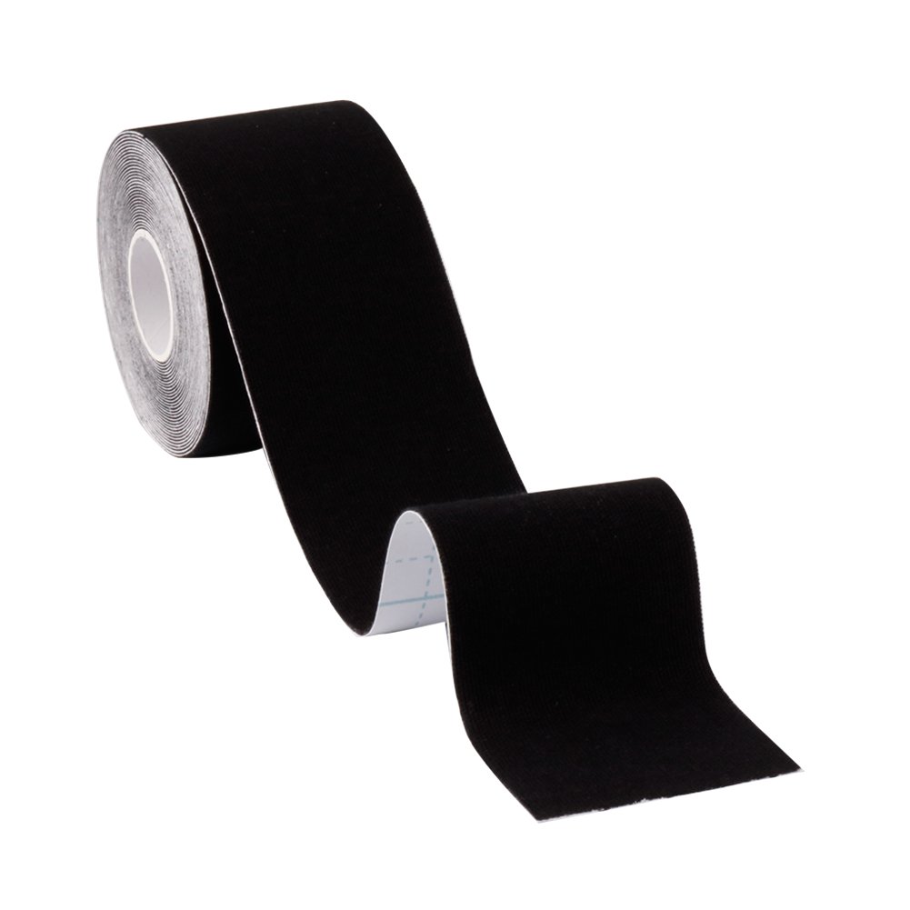 Pain Relief Adhesive for Muscles, Shin Splints, Knee & Shoulder Sports Muscles Care Physio Therapeutic Tape Black One_Size
