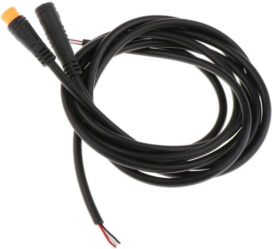 Baosity E-Bike Extension Cable 2pin 3pin 5pin Male Female Cable and Waterproof Connector, 3pin