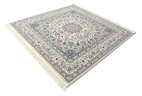 RugVista, Nain Emilia, Teppich, Mittelflor, 250 x 250 cm, Quadratisch, Oeko-Tex Standard 100, Polyester, Flur… – Bild 4