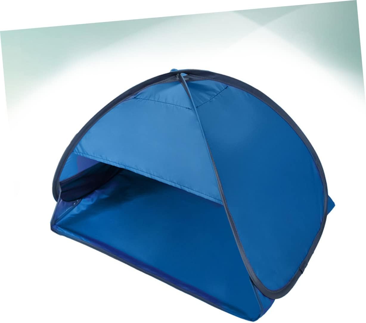Automatic Portable Beach Tent Sunshade Shelter Easy Setup UV Protection Canopy for Camping Fishing Hiking Foldable Lightweight Sun Shelter in Sapphire Blue