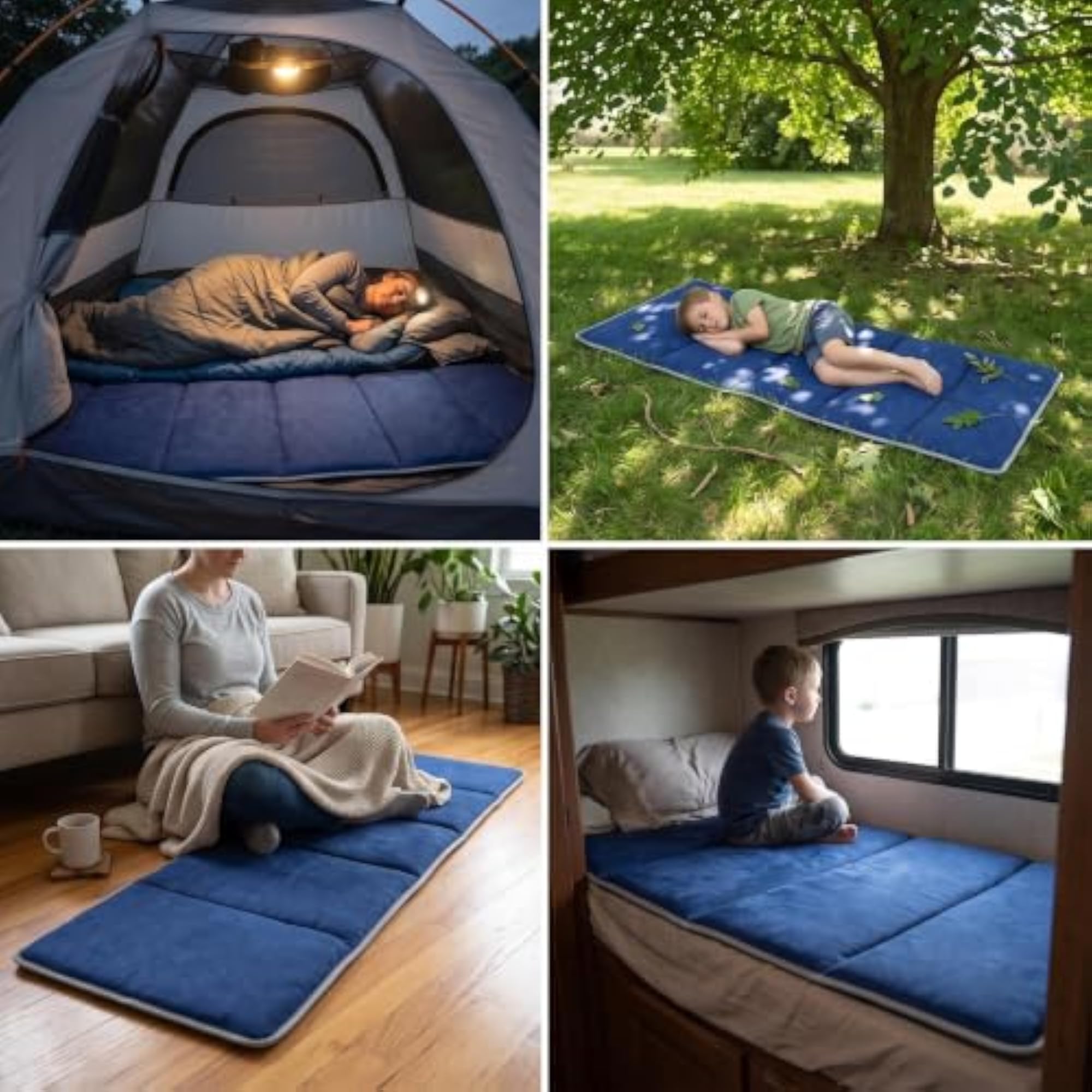 Velvet Warm Napping Mat, Waterproof