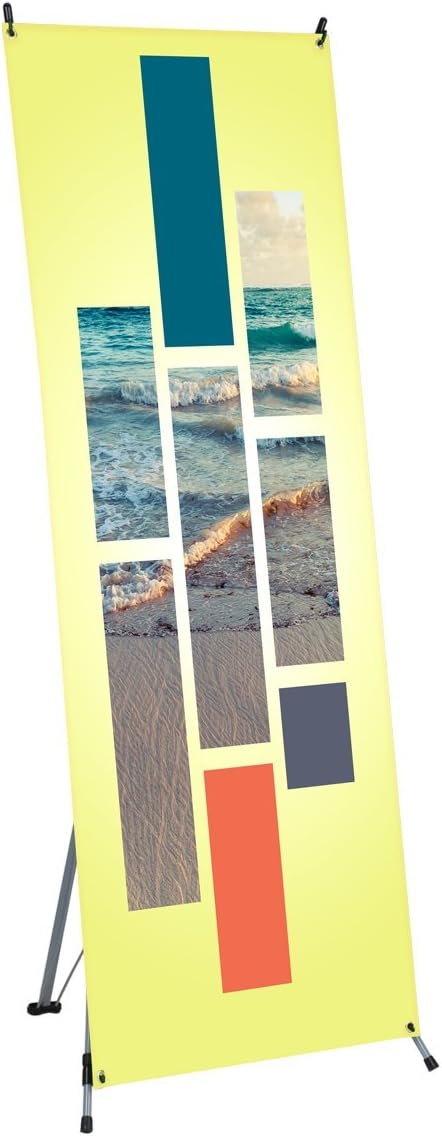 Sign Talk 32" x 71" X Banner Stand Easy Install for Trade Show