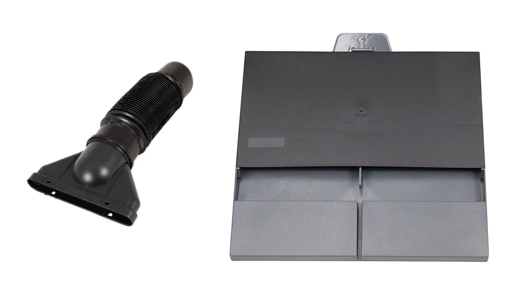 Eroofing Slate Grey Klober Uni-Plain Tile Vent + Adaptor + Flexi To 100Mm (Slate Grey)