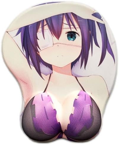 Amazon 中二病でも恋がしたい 小鳥遊六花 おっぱいマウスパッド 包帯 紫下着 Ver たかなし りっか 3ｄ立体 アニメ おっぱい マウスパッド アニメ 萌えグッズ 通販