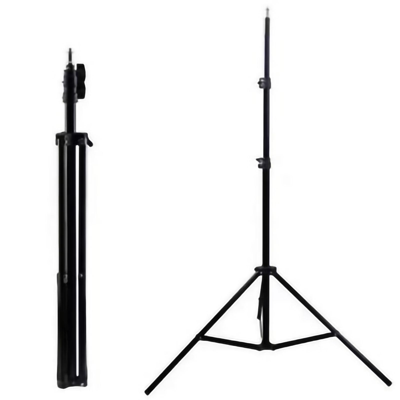 Supporto Regolabile Supporto per Fondale Fotografico per Carichi Pesanti, per Fondale, per Fotografia in Tubo di Ferro, Ideale per Studio e Registrazione Video (2x3m/2.19x3.28yd Senza)