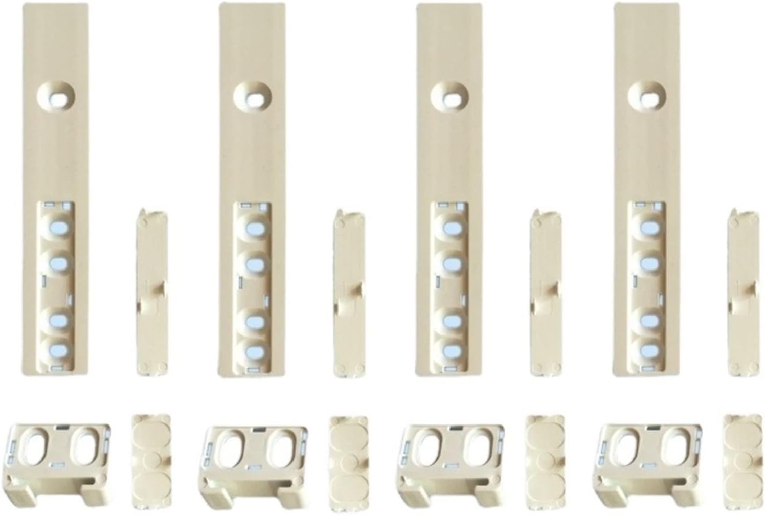 WENKA 4pcs Freezer Door Plastic Mounting Bracket Fixing