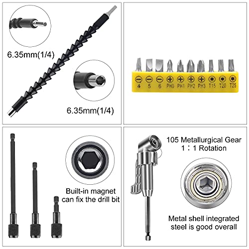 EFUTURETIME 2 X Adattatore per Trapano ad Angolo