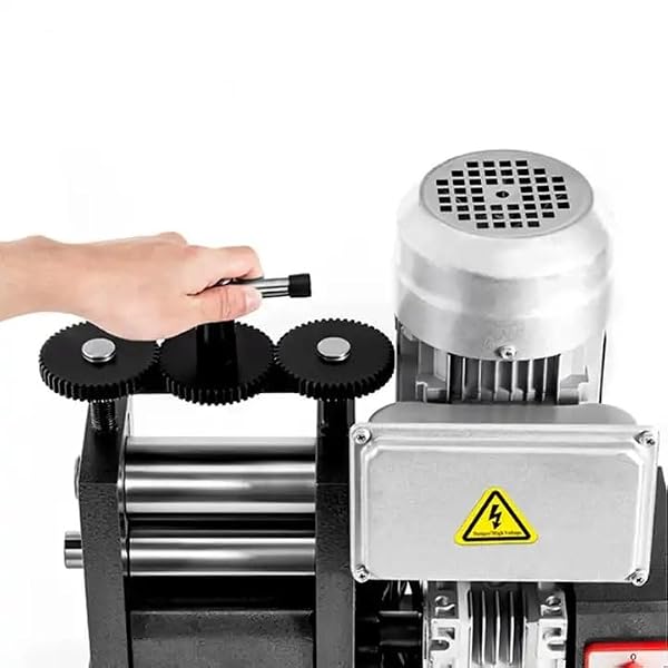 YIEPET 110v Electric Combination Mill Upgraded Rolling Mills Diameter 70 mm Shaft Length 160 mm,Rolling Mill for Jewelry Making Square Groove 1mm-7 mm Wire Roller Mill Half Round Groove 4mm-10mm by YIEPET - Used condition - US$854.05