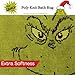 Franco Collectibles Grinch by Dr. Seuss Holiday & Christmas Non Slip Plush Poly Knit Bathroom Mat Rug, 21x34, (Officially Licensed Product)