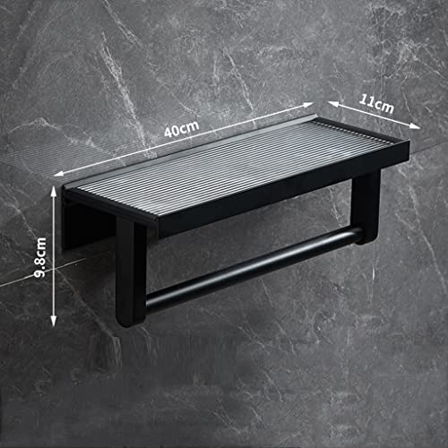 Estante de baño montado en la pared con espejo acrílico para espacios pequeños, solución de almacenamiento elegante para el hogar, diseño compacto para máxima eficiencia