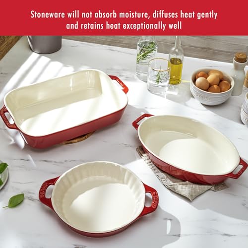 STAUB CERAMIQUE 3PC Mix Baking Set Cherry by STAUB - Image 3