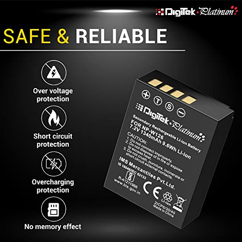 Image of Digitek Platinum Battery pack for NP FW126