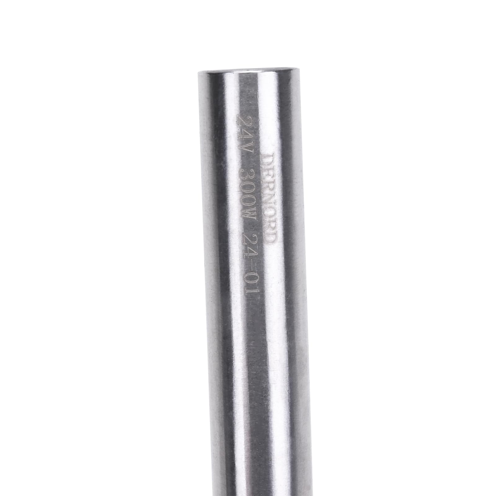 DERNORD Elemento riscaldante multiuso fai da te, 24 V, 300 W, con flangia da 3/4 pollici, tubo singolo in acciaio inox
