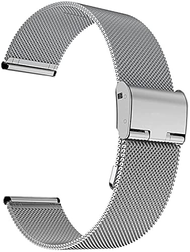 Bracelet de montre noir mode tissé en maille mince à interface universelle