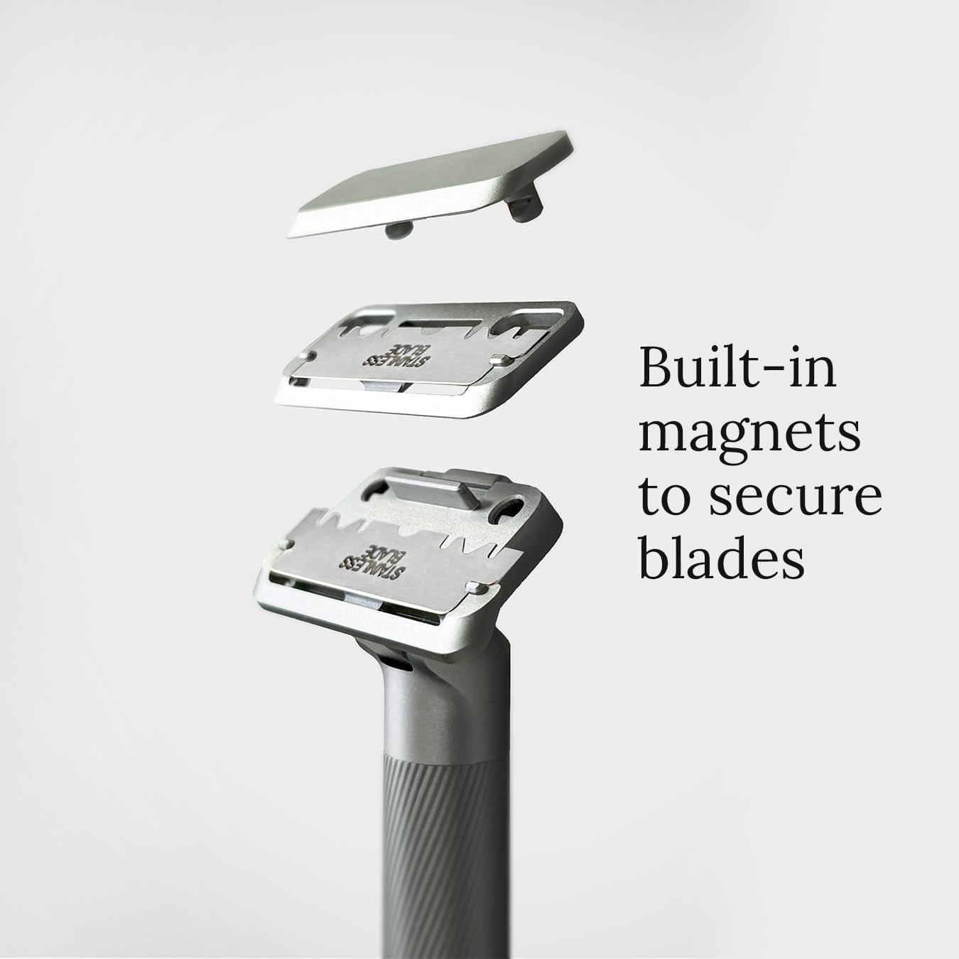 Form Razor | Aluminum Dual-Blade Safety Razor with 10 Single-Edge Blades | Eco-Friendly and Cost-Efficient Shaving Solution For Men and Women (Silver)