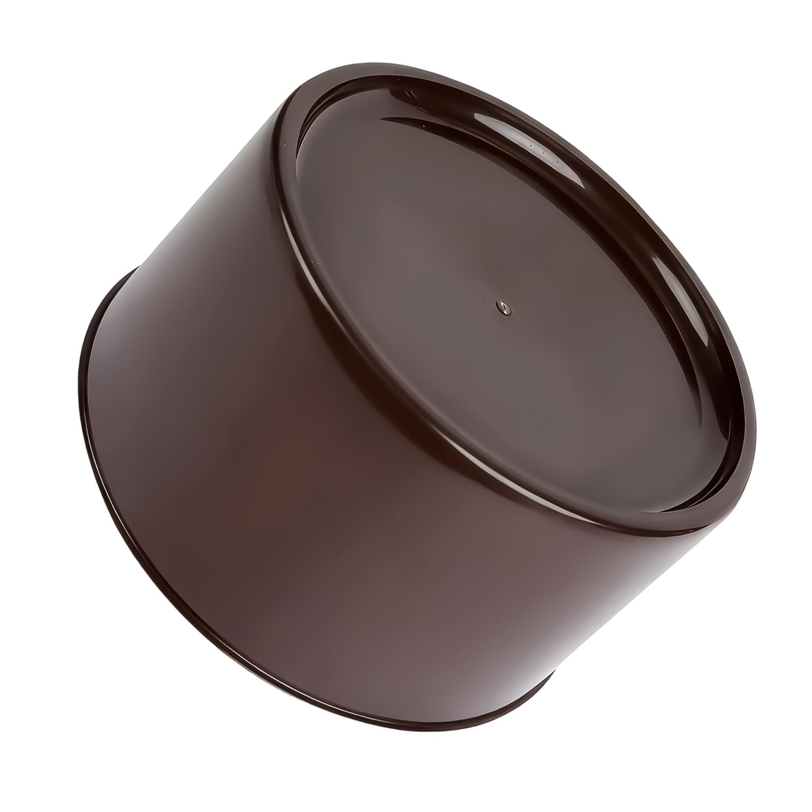Jazuaiao Round Brown Base Round Portable Beverage Coolers Container For Coffee Juices Cold Drink Outdoors Activity Family Gatherings Sturdy Food Safe Pp Construction Double Layer Insulated Drink Barrels