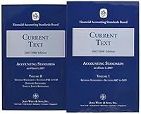 2007 Current Text (Accounting Standards Current Text) Volume I & II 0470185422 Book Cover