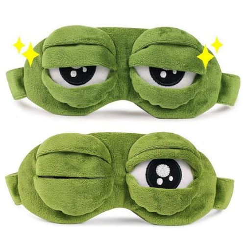 Sleep Masks for Women,Eye Mask for Sleeping, Night Mask Frog Cute...