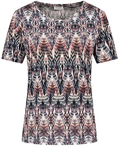Gerry Weber Damen 870209-35006 T-Shirt, Blau Gemustert, 38 Cover