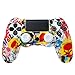 Produktbild Duyummy Anti-Rutsch-Multicolor Silikon Cover Skin Case + 2 Thumbsticks Griffe Für Sony PS4 Pro Slim Controller