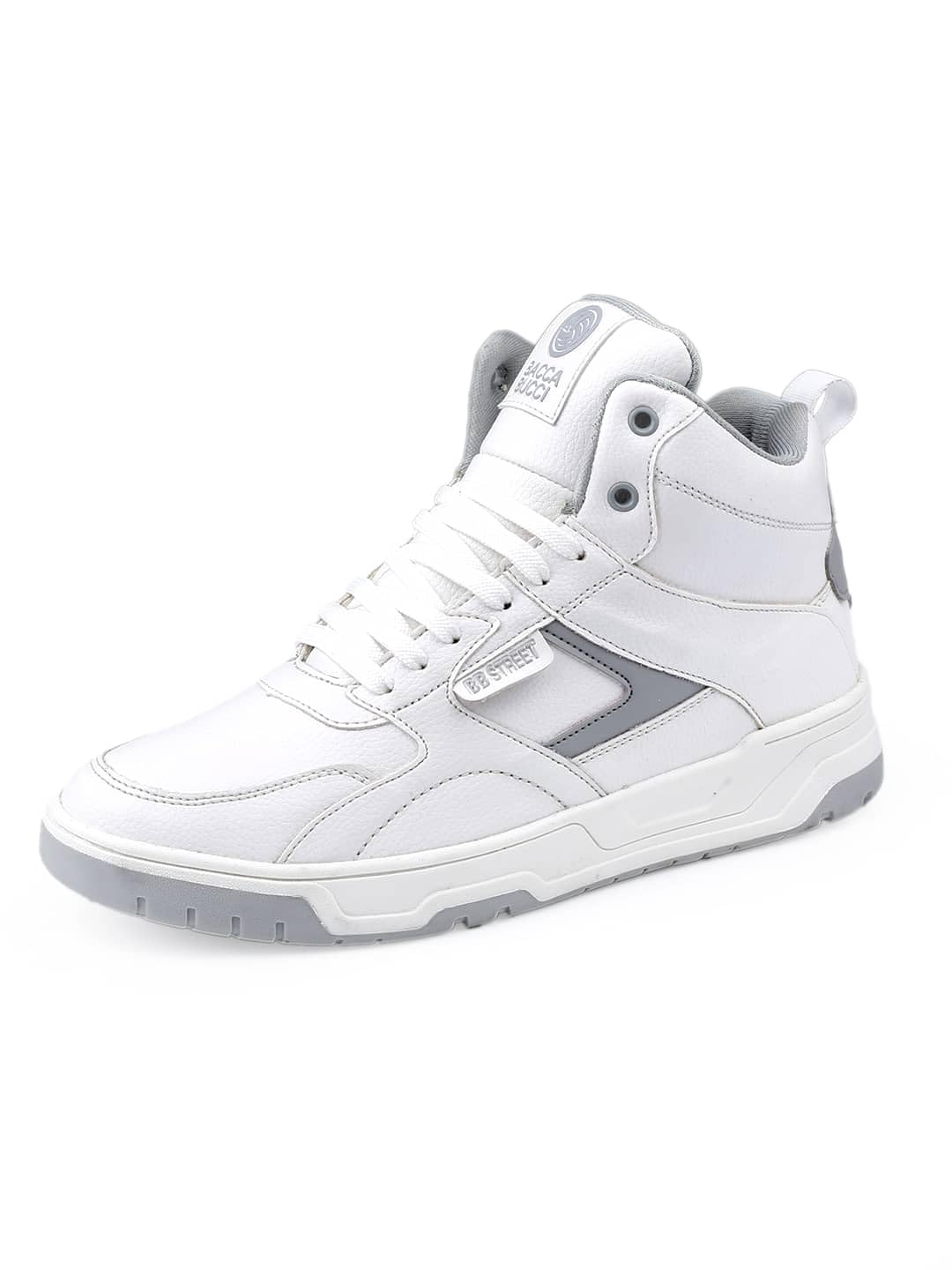 Bacca Bucci Cappuccino Skystompers: Retro High-Top Charm with Modern Comfort Tech (White and Grey, 9) (B0D8WFD4J9) Amazon Price History, Amazon Price Tracker