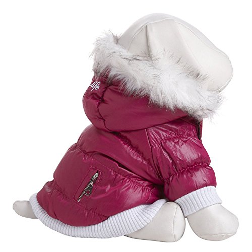 Pet Life Fashion Parka with Removable Hood