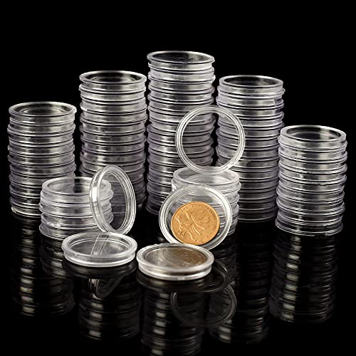 Capsulas para monedas 30mm pack 100 piezas miniatura 1