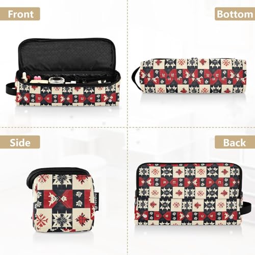 Bolsa Organizadora de Viaje Patchwork para Herramientas de Cabello con Aislante Térmico Resistente para Planchas, Rizadores, Cepillos y Accesorios miniatura 5
