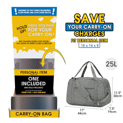 Narwey 18 Inch Underseat Travel Bag