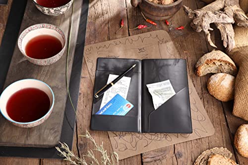 DAG Style Linea Risto Porta Conto, PVC, Nero