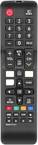 Para Samsung Smart TV Remote, reemplazo de control remoto para Samsung LED LCD QLED 4K 8K UHD 3D HDTV HDR cristal curvado Smart TV TV (BN59-01315J)