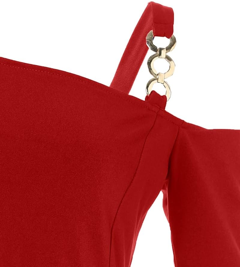 Women Sexy One Shoulder Bodycon Dress Short Sleeve Homecoming Dress Belted Side Slit Party Cocktail Dresses - Image 6