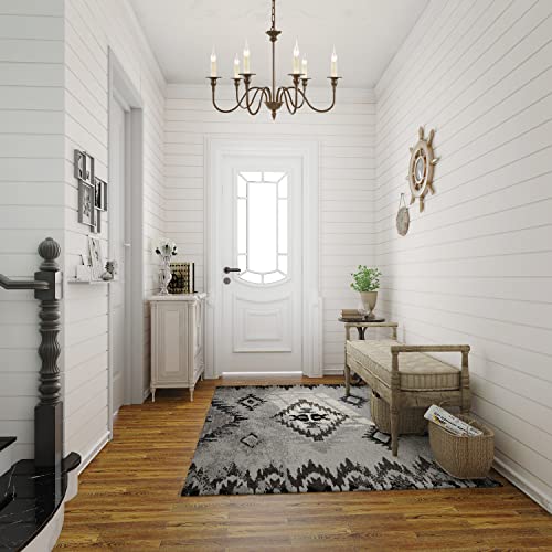 LNC 25.6" Farmhouse Chandelier, 6-Light Fixture for Dining & Living Room, Foyer, Entryway and Bedroom (Oil Rubbed Brown) - Image 3