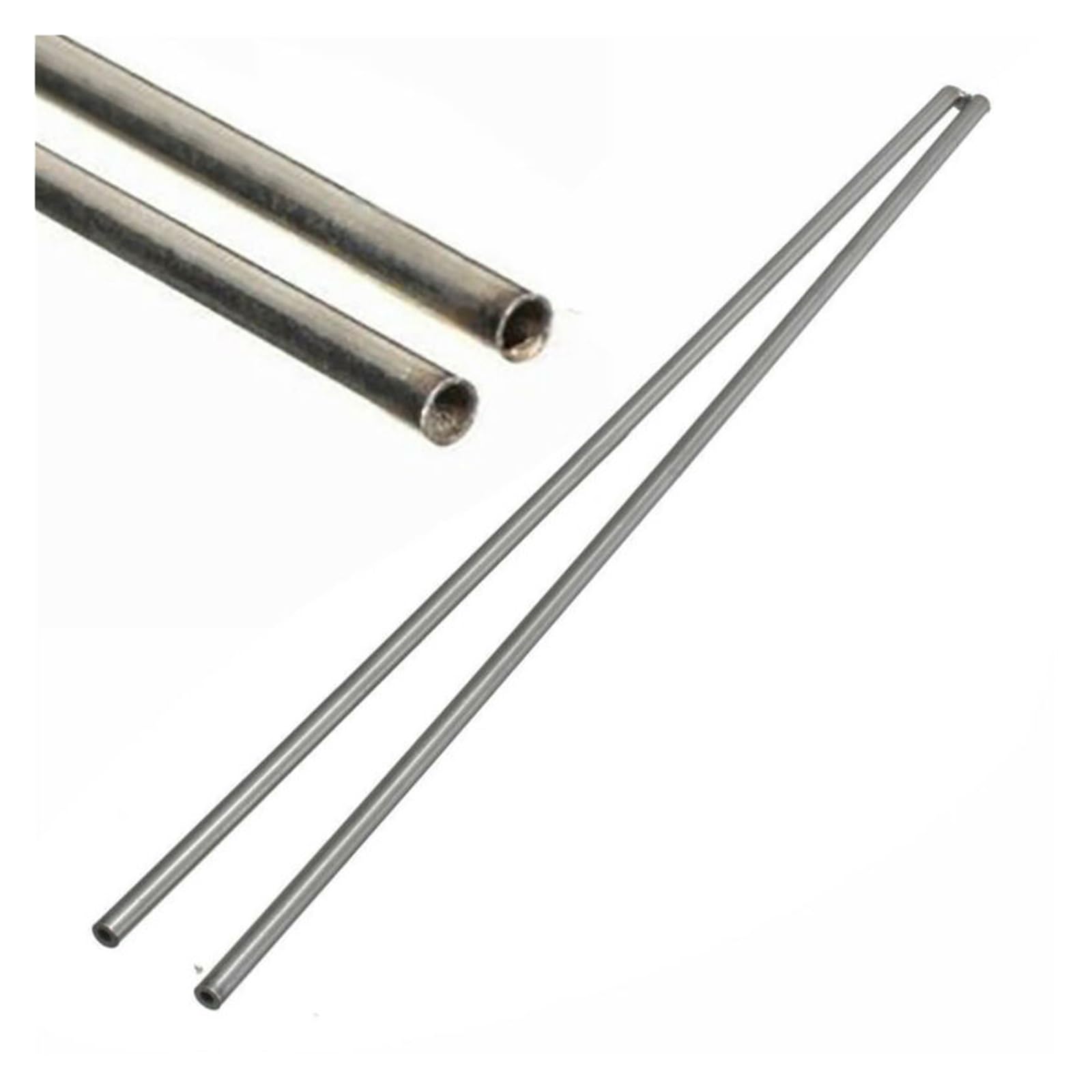 rura miedziana, 39 rozmiarów 250 mm 500 Długość 304 Bezszwowa rurka kapilarna ze stali nierdzewnej 10 x 8/6 4 3 2 12(6x2x250mm 2pcs)