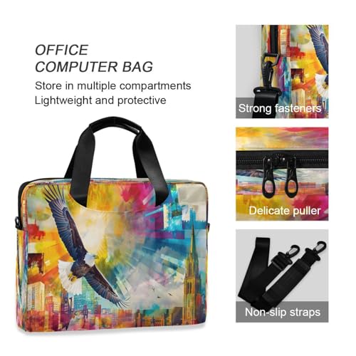 Maletín para Laptop Alaza Eagle City con Correa miniatura 5