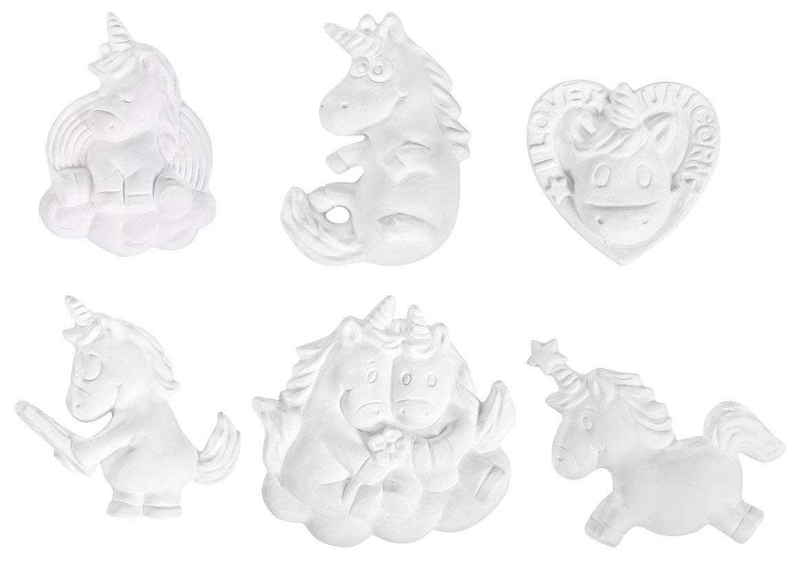 Rayher Molde unicornios, 6 motivos, 6-10 cm, reutilizable, decoración y alimentación, 36087000