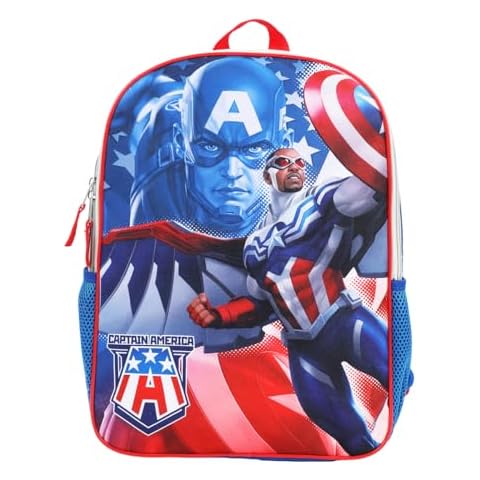 Marvel Captain America 16 Cosplay Chest Panel Youth Backpack Cover