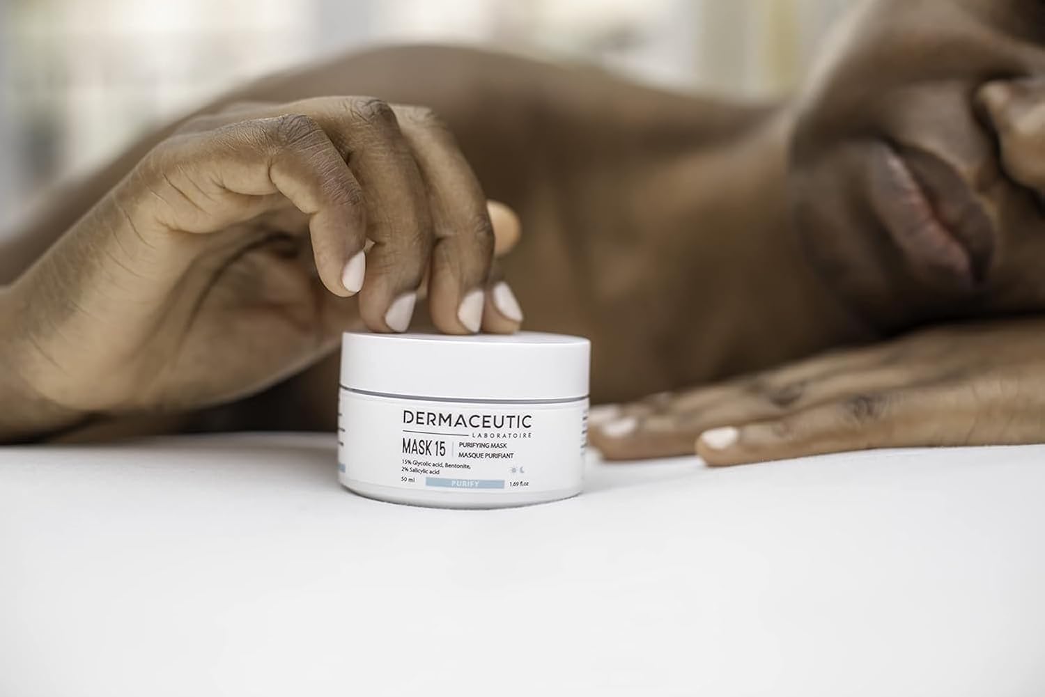 Mask 15 Dermaceutic – Maschera viso purificante contenente Acido Glicolico, Bentonite e Acido Salicilico – 30 ml
