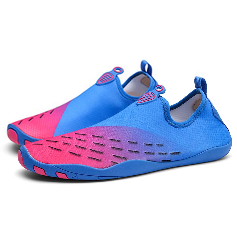 OrgoniteWater Shoes Mens Womens Beach Shoes Aqua Socks Slip-on Barefoot Shoes Quick Dry Swim Shoes Lightweight Breathable Sports Outdoor Shoes for Surfing Diving Hiking Boating Fishing Pool Beach