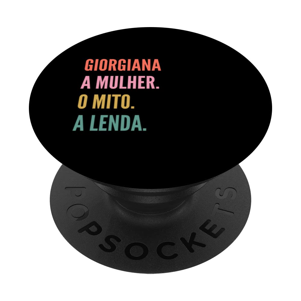 Funny Portuguese First Name Design - Giorgiana PopSockets Swappable PopGrip