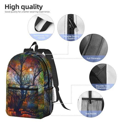 Sac à dos noir 43,2 cm arbre de vie pour ne plus manquer d'espace de rangement