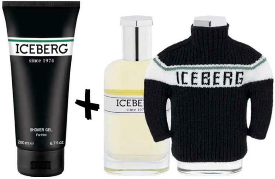 ICEBERG men's eau de parfum box and EAU7967 shower gel
