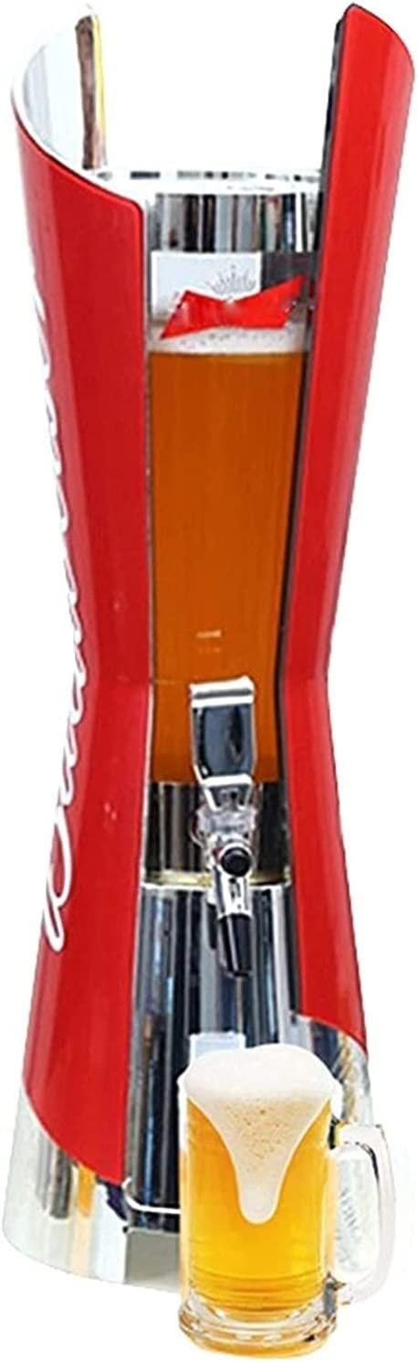 Beer Dispenser Beer Tower Dispenser Household Beer Tower, Party Beer Dispenser, With Detachable Ice Cylinder, Beverage Dispenser