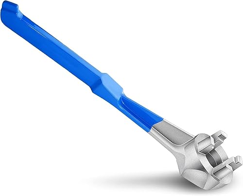 Llave Bung, llave de tambor de aluminio, llave de barril para abrir 10, 15, 20, 30, 55 galones, herramienta para la mayoría de enchufes estándar de