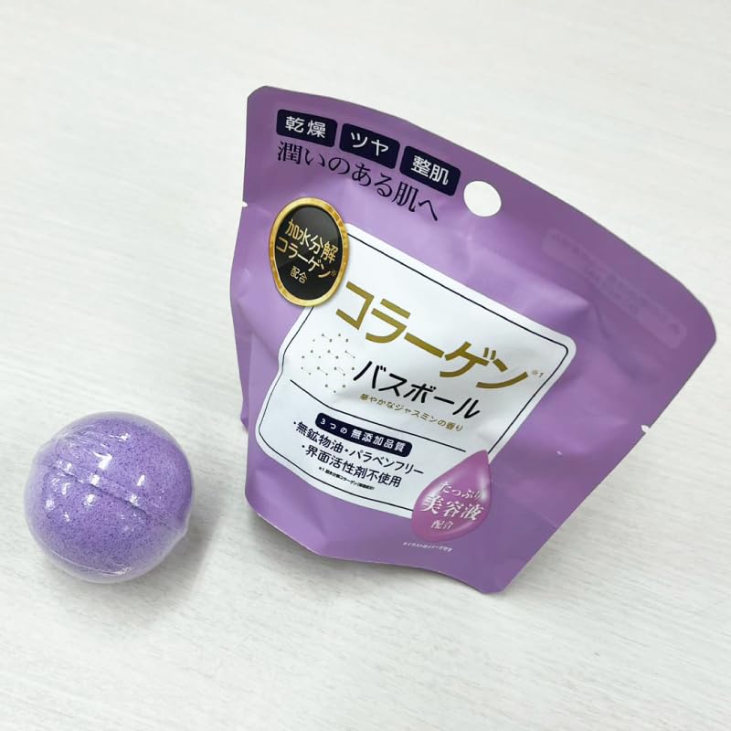 Amazon | ヒロコーポレーション コラーゲンバスボール 45g IT-2306-04