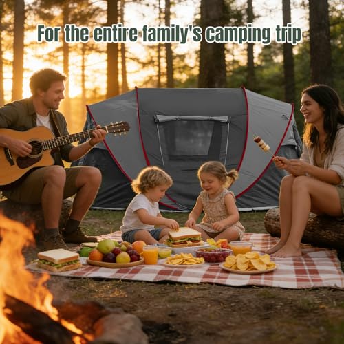 Carpa Instantánea Pop Up para Camping, 6 Personas miniatura 7