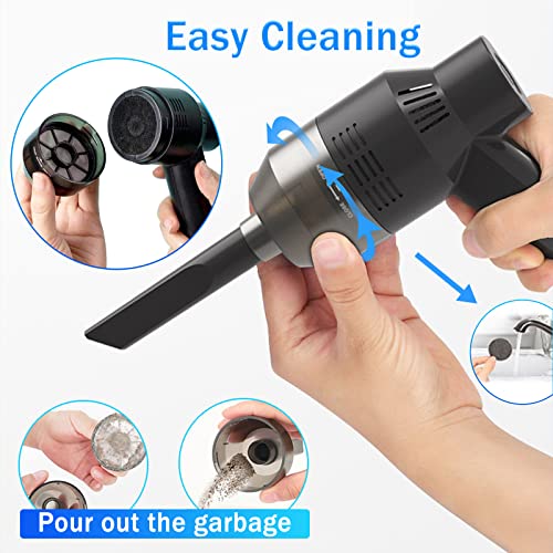 Keyboard Cleaner Powerful Rechargeable Mini Vacuum Cleaner, Cordless Portable Vacuum-Cleaner Tool For Cleaning Dust, Hairs, Crumbs, Scraps For Laptop, Piano, Computer, Car, Makeup Bag, Pet House #TOP4